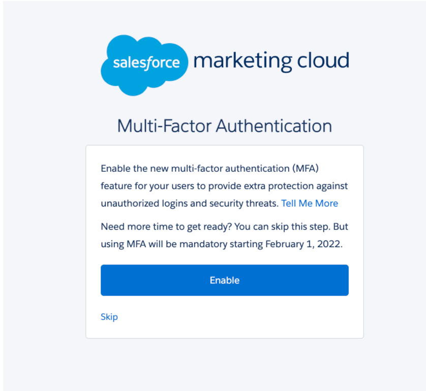 salesforce marketing cloud, vs pardot, multi-factor authentication, mfa, privacy, protection, mandatory update, salesforce consultants, developers, admin updates, administrator